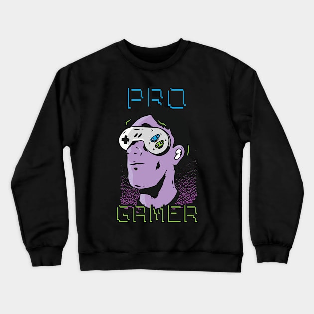 Video Player Pro Crewneck Sweatshirt by Imaginariux